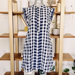 Dear Creatures Gingham Dress In Small